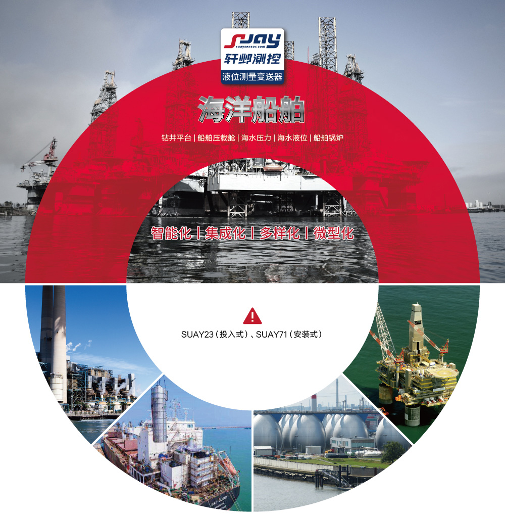 海洋船舶(鉆井平臺、船舶壓載艙、海水壓力、海水液位、船舶鍋爐